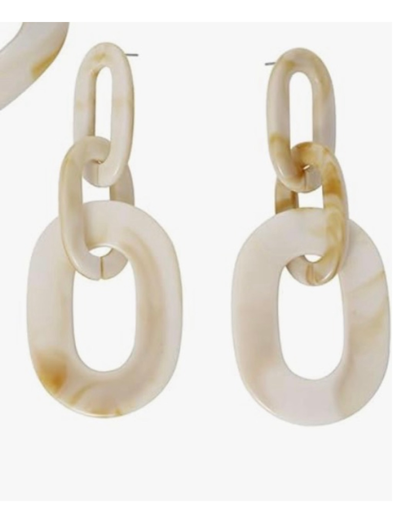 New Adjustable Acrylic Chunky Statement Hoop Earrings Costume Jewelry